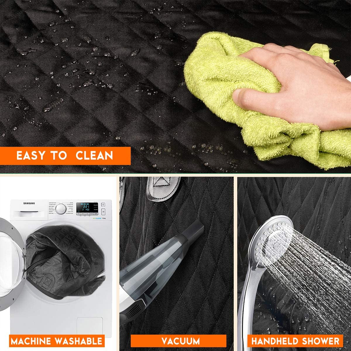 Pet Car Seat Protector Waterproof Protector Impermeable de mascota para coches