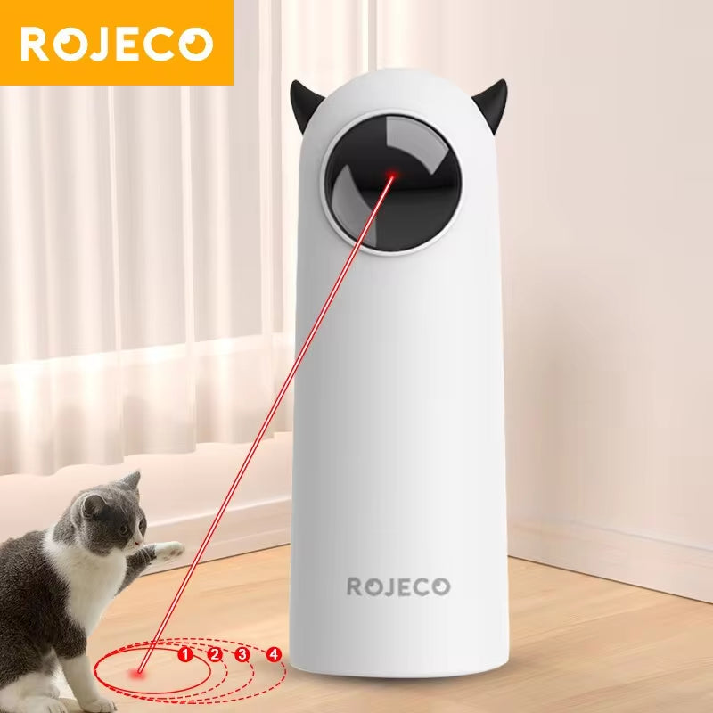 Automatic Cat Toys Interactive Smart Teasing Pet LED Laser 