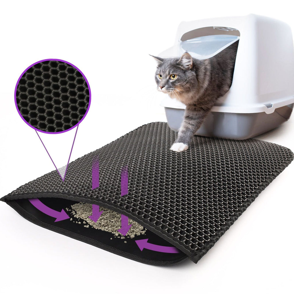Tapete para Gatos, Arenero a Prueba de Agua